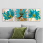 Wallity Conjunto de 3 Pinturas Decorativas en Lienzo Multicolor